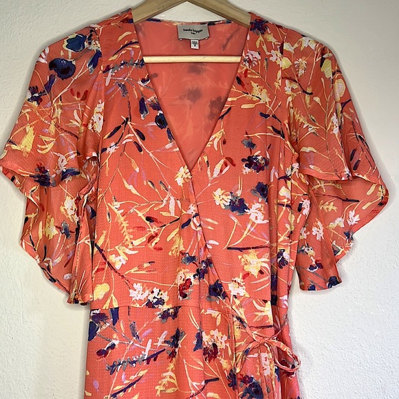 Haute Hippie Tribe Coral Wrap Maxi Dress - Picture 7 of 7